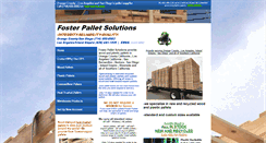 Desktop Screenshot of fosterpallets.com